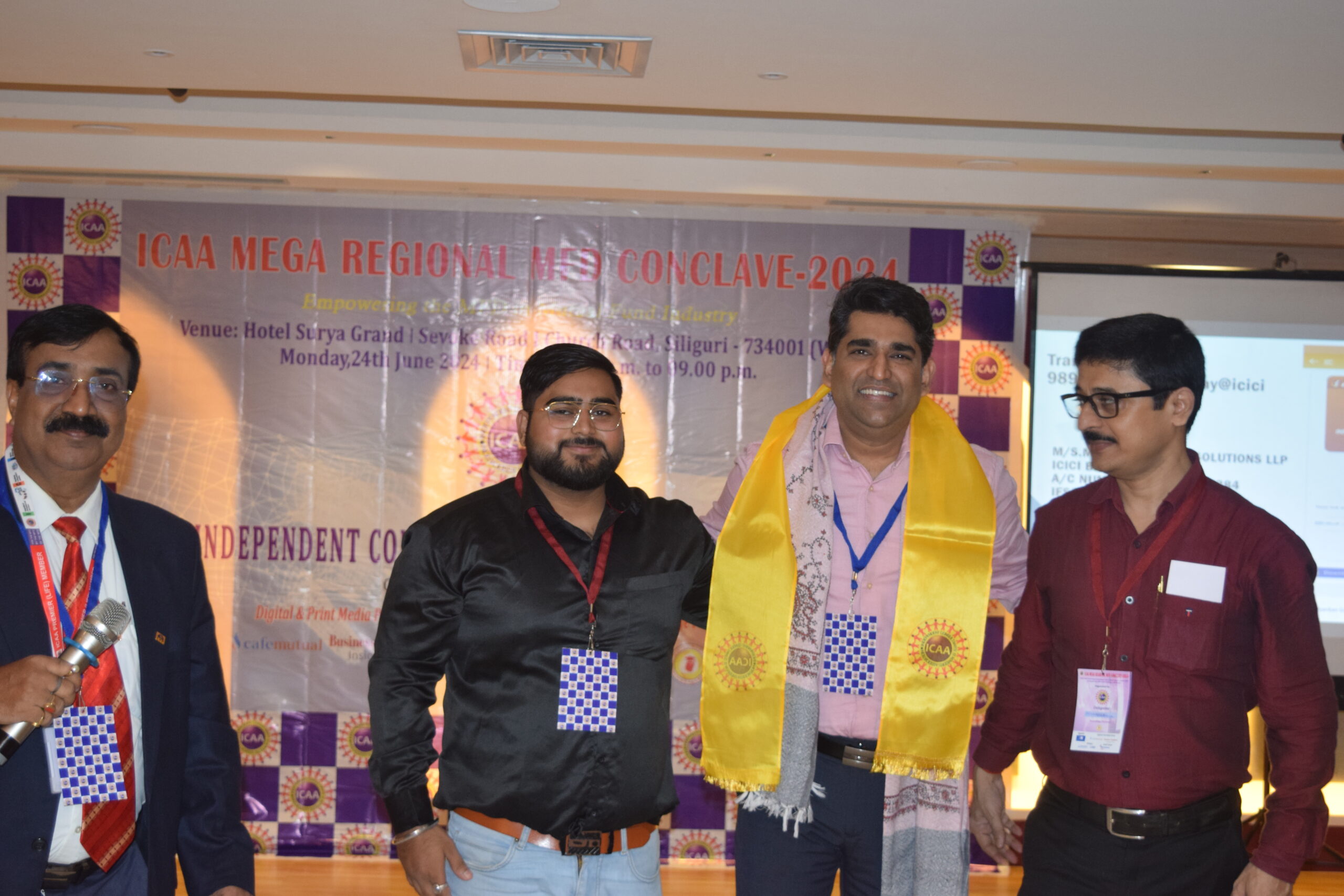 Ashish Ingle Demonstrates Groundbreaking AI Tool for Mutual Fund Selection at ICAA MFD Conclave