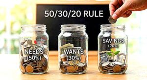 50/30/20 rule for beginners